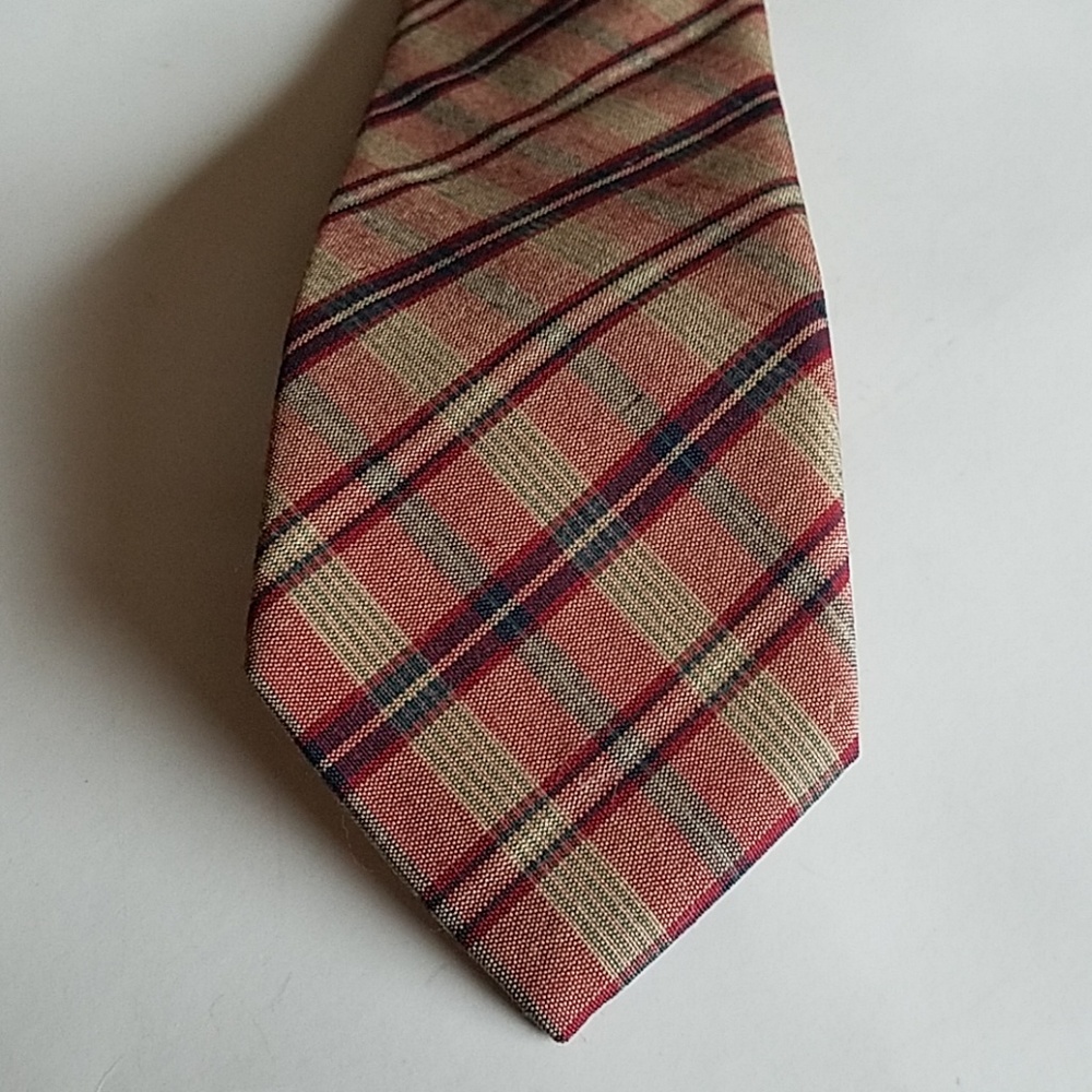 Saddle Club Wool & Silk Tie England Burgundy Brown
